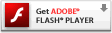 MacromediaのFlash Playerダウンロードページへ 